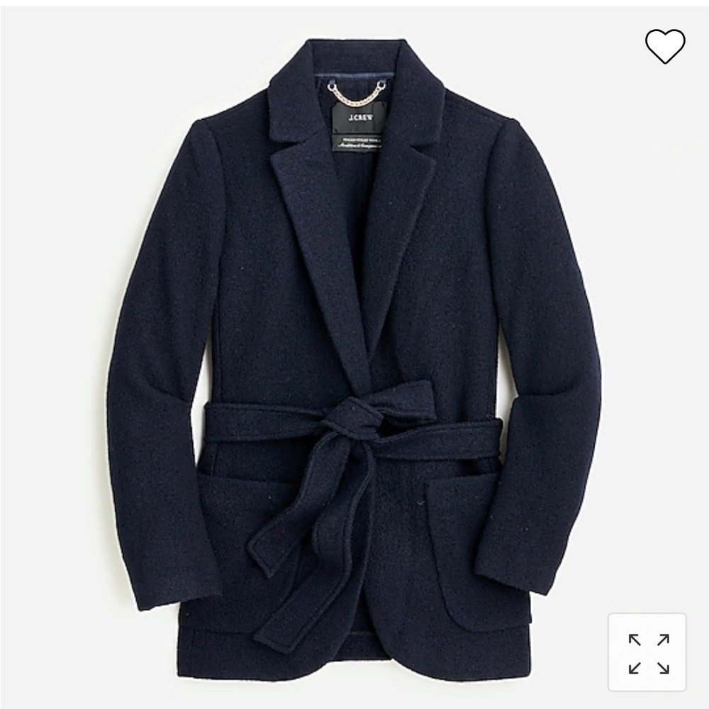 WRAP BLAZER-JACKET IN ITALIAN BOILED WOOL 2022 brand new in box and bag